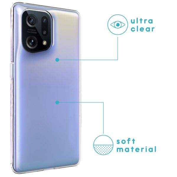 imoshion Gel Case Oppo Find X5 5G - Transparent