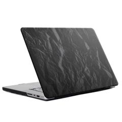 Selencia Cover mit Samtoberfläche MacBook Air 13 Zoll (2022 / 2024 M3 chip / 2025 M4 chip) - A2681 / A3113 / A3240 - Schwarz