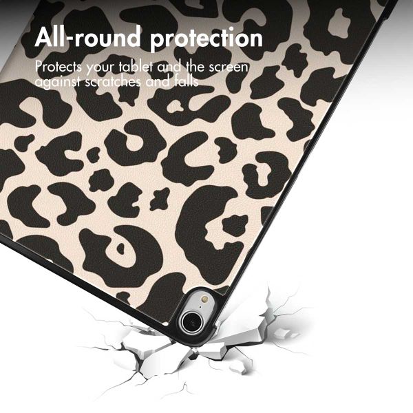 imoshion Design Trifold Klaphülle Apple iPad Air 13 Zoll (2026) M4 / (2025) M3 / (2024) M2 - Leopard