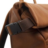 The Chesterfield Brand Liverpool Laptop Rucksack 17 Zoll - Echtes Leder - Cognac