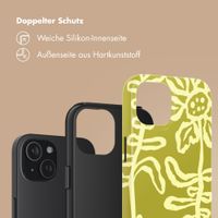 Selencia Vivid Back Cover Apple iPhone 15 - Chalky Bloom
