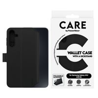 CARE by PanzerGlass Feature Wallet Case w. Kickstand für das Samsung Galaxy A16 (5G) - Schwarz