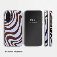 Selencia Vivid Back Cover Samsung Galaxy A37 (5G) - Dream Swirl Chocolate