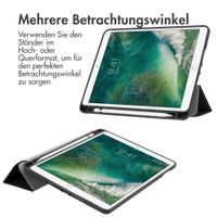 imoshion Trifold Klapphülle Apple iPad 6 (2018) 9.7 Zoll / iPad 5 (2017) 9.7 Zoll / Air 2 (2014)/Air 1 (2013) - Schwarz