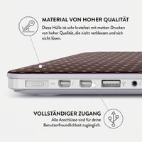 Burga Hardshell Hülle Apple MacBook Air 13 Zoll (2022 / 2024 M3 / 2025 M4 / 2026 M5) - Sorry Busy