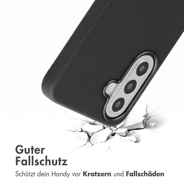 Accezz MagSafe Leather Backcover Samsung Galaxy A57 (5G) - Onyx Black