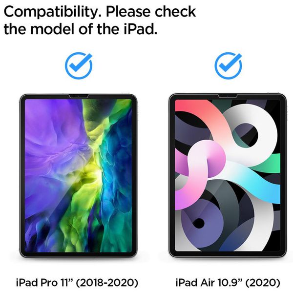 Spigen GLAStR EZ Fit Displayschutzfolie + Applicator Apple iPad Pro 11 (2020) / iPad Pro 11 (2022) / Pro 11 (2021)