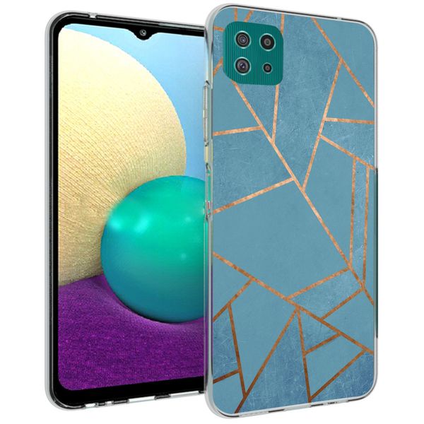 imoshion Design Hülle für das Samsung Galaxy A22 (5G) - Blue Graphic