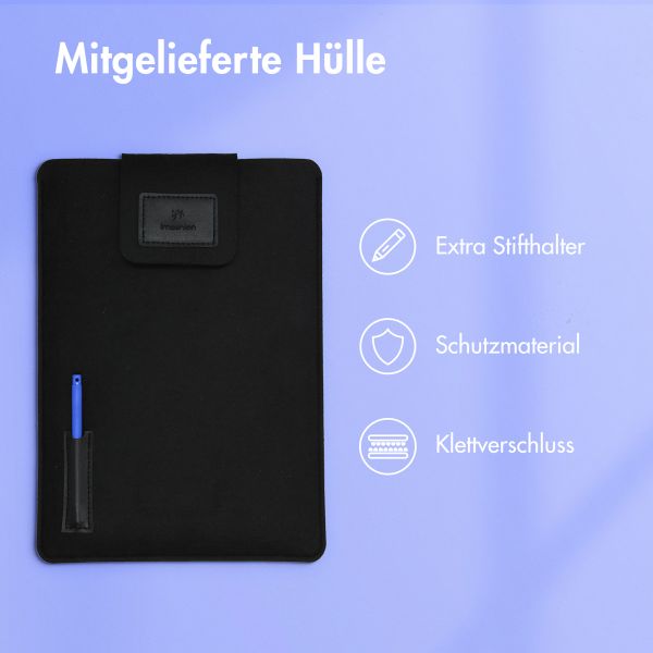 imoshion LCD-Zeichentablett für Kinder - Mit Farbbildschirm und 2 Stiften - Cobalt Blue