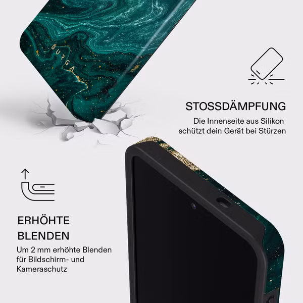 Burga Tough Back Cover MagSafe Samsung Galaxy S26 Plus - Emerald Pool
