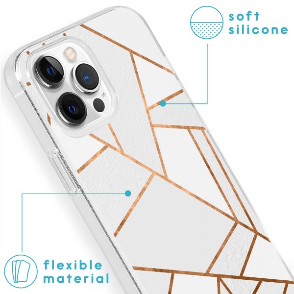 imoshion Design Hülle für das iPhone 13 Pro - White Graphic