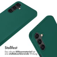 imoshion Silikonhülle mit Band für das Samsung Galaxy S24 FE - Dunkelgrün