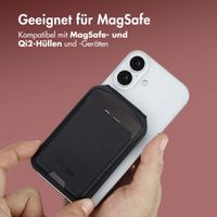 Accezz Leder-Wallet mit Standfunktion - Geeignet für MagSafe und Qi2 - Onyx Black