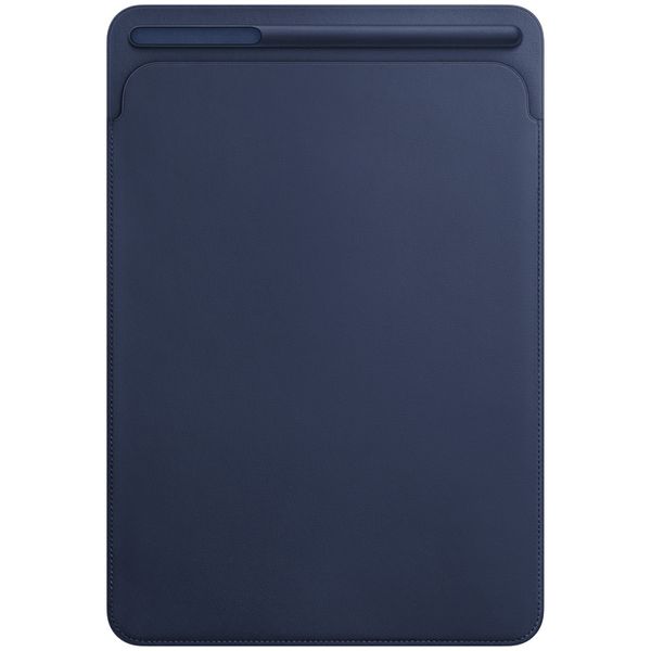 Apple Leather Sleeve Apple iPad 9 (2021) 10.2 Zoll / iPad 8 (2020) 10.2 Zoll / iPad 7 (2019) 10.2 Zoll / Air 3 (2019) / Pro 10.5 (2017) - Midnight Blue