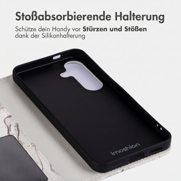 imoshion Design Klapphülle Samsung Galaxy S25 - Sandy Marble