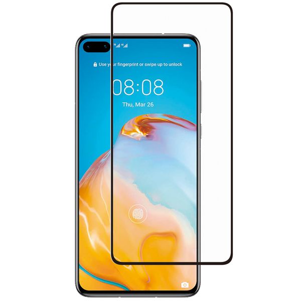 Selencia Premium Screen Protector aus gehärtetem Glas für das Huawei P40 - Schwarz