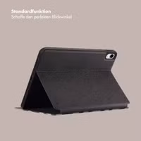 Selencia Vivid Klapphülle Apple iPad 11 (2025) 11 Zoll A16 / iPad 10 (2022) 10.9 Zoll - Art Wave Black