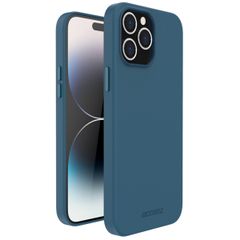 Accezz Leather Backcover mit MagSafe für das iPhone 14 Pro Max - Dunkelblau