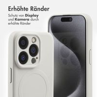 imoshion Color Back Cover mit MagSafe Apple iPhone 15 Pro - Beige