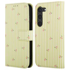 imoshion Design Klapphülle Samsung Galaxy S23 - Garden Stripes