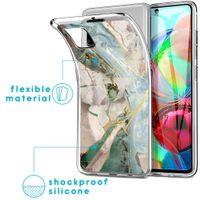 imoshion Design Hülle Samsung Galaxy A71 - Marmor - Beige