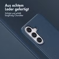 Accezz MagSafe Leather Backcover Samsung Galaxy S26 - Nightfall Blue