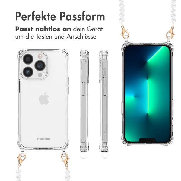 imoshion Backcover mit Handyketten Apple iPhone 13 Pro Max - Perlen