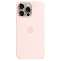 Apple Silikon-Case MagSafe für das iPhone 15 Pro Max - Light Pink