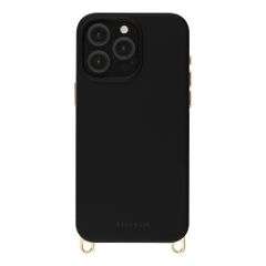 Selencia Rivièra Backcover mit MagSafe mit abnehmbaren Haken Apple iPhone 15 Pro Max - Velvet Black