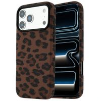 Selencia Sabi Backcover Leopardenmuster mit MagSafe Apple iPhone 17 Pro Max - Mocha Brown