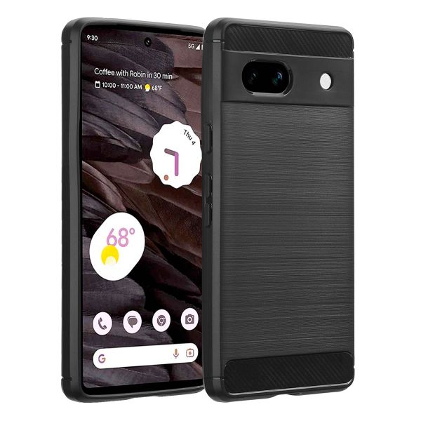 imoshion Brushed Back Cover Google Pixel 7a - Schwarz