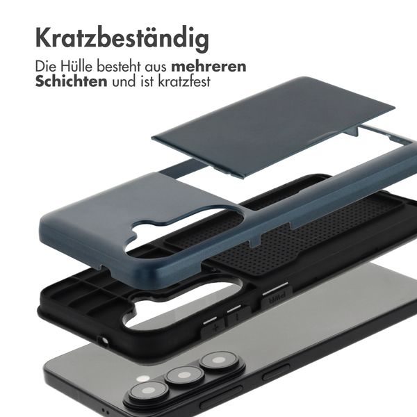 imoshion Backcover mit Kartenfach Samsung Galaxy S26 Plus - Dunkelblau