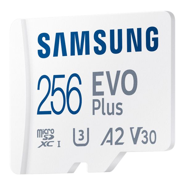 Samsung EVO Plus microSD 2024 - 265GB - Inklusive SD-Adapter - UHS-I/U3/Full HD/4K UHD