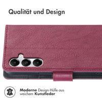 imoshion Luxuriöse Klapphülle Samsung Galaxy A35 - Bordeaux