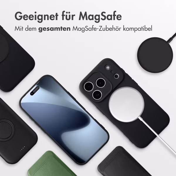 imoshion Color Back Cover mit MagSafe Apple iPhone 17 Pro - Schwarz