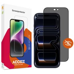 Accezz Privacy Displayschutz aus gehärtetem Glas Apple iPhone 18 Pro