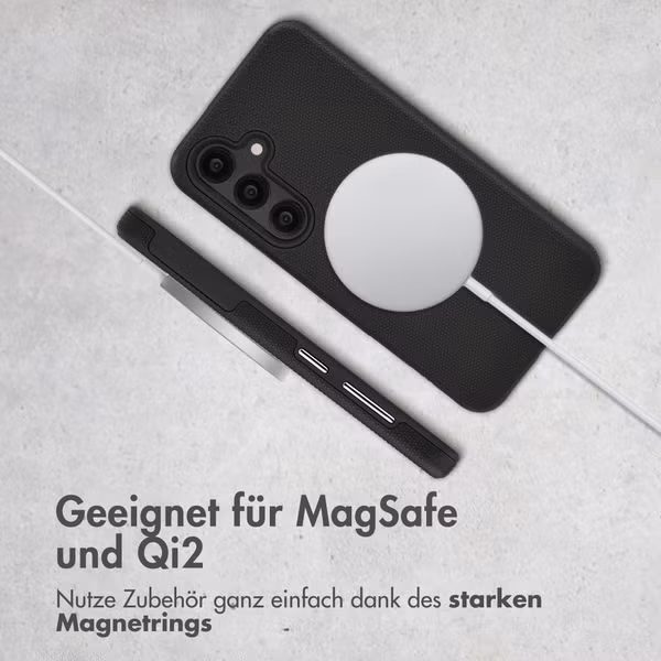 Accezz Tough Back Cover mit MagSafe Samsung Galaxy S25 - Schwarz