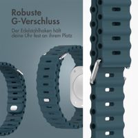 Accezz Ocean Armband für Apple Watch Series 1 - 11 / SE / Ultra (44/45/46/49 mm) - Abyss Blue