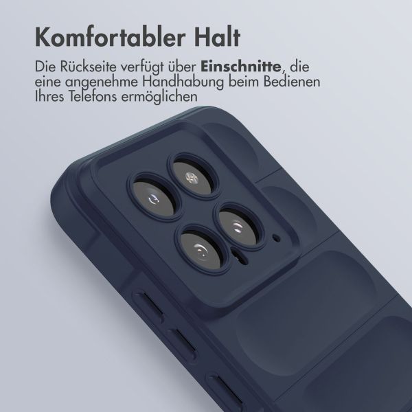 imoshion EasyGrip Back Cover für das Xiaomi 14 - Dunkelblau