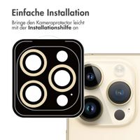 imoshion ﻿2er-Pack Objektivschutz für Kamera für das Apple iPhone 14 Pro / 14 Pro Max - Gold