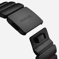 Nomad Stratos Armband für Apple Watch Series 1 - 11 / SE / Ultra (44/45/46/49 mm) - Ultra Orange / Natural Titanium