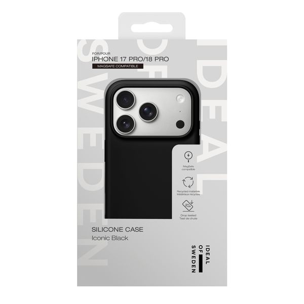 iDeal of Sweden Silikonhülle mit MagSafe Apple iPhone 18 Pro / 17 Pro - Iconic Black