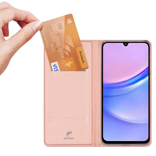 Dux Ducis Slim TPU Klapphülle für das Samsung Galaxy A15 (5G/4G) - Rose Gold