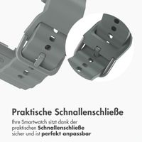 imoshion Wave Silikonarmband für das  Samsung Galaxy Watch 8 (40/44mm) / Classic (46mm) - Dunkelgrau