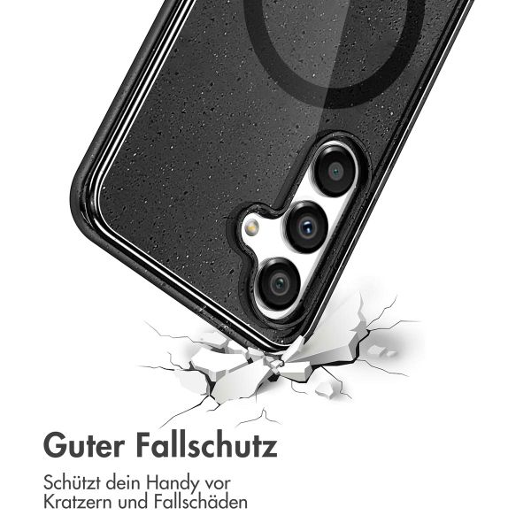 imoshion Sparkle Back Cover mit MagSafe Samsung Galaxy S25 Plus - Schwarz