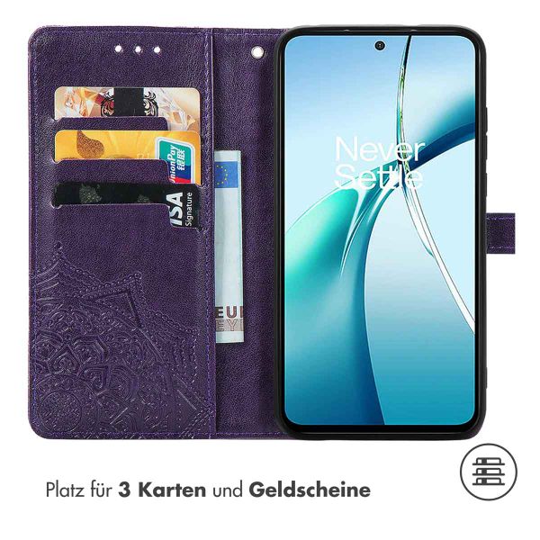 imoshion Mandala Klapphülle Motorola Moto G15 / G15 Power - Violett