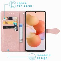 imoshion Mandala Klapphülle für das Xiaomi 12 Lite - Rose Gold