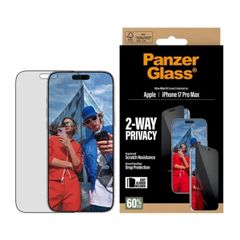 PanzerGlass Ultra Wide Fit Antibakterieller Screen Protector mit Sichtschutz inkl. Applikator Apple iPhone 17 Pro Max