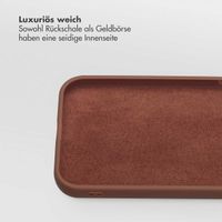 Selencia Olyn Abnehmbare Bookcase mit MagSafe Apple iPhone 14 / 13 - Braun