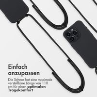 imoshion Color Backcover mit abnehmbarem Handykette und MagSafe Apple iPhone 16 Pro Max - Schwarz